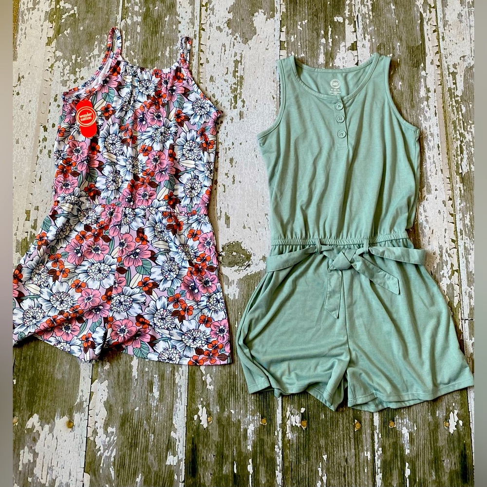 Two rompers